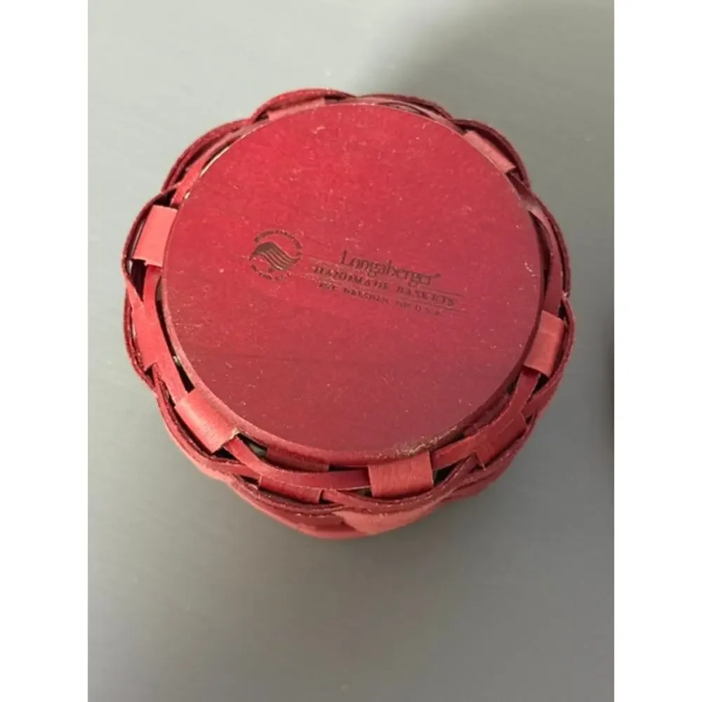 Longaberger Sweetheart Rosebud Basket 2014 Liner Protector Ceramic Topper